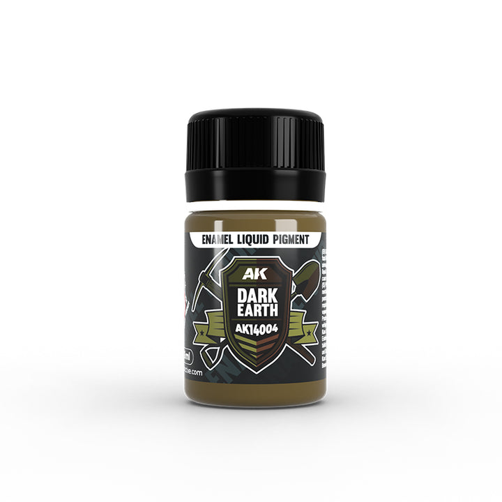 Enamel Liquid Pigment: Dark Earth (AK Interactive) (AK14004)