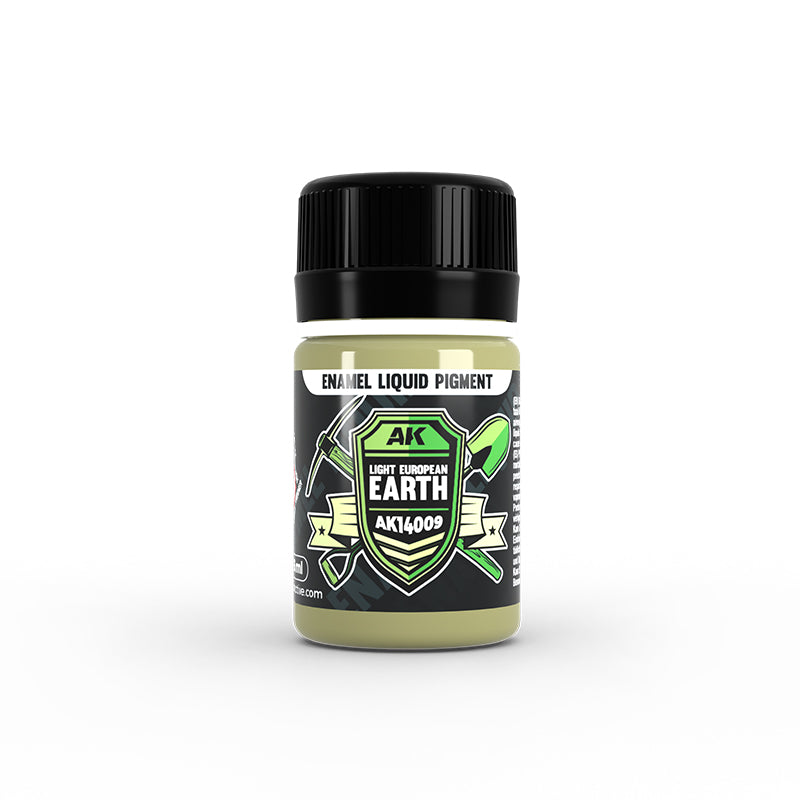 Enamel Liquid Pigment: Light European Earth (AK Interactive) (AK14009)