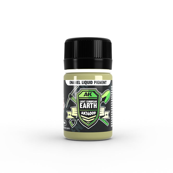 Enamel Liquid Pigment: Light European Earth (AK Interactive) (AK14009)