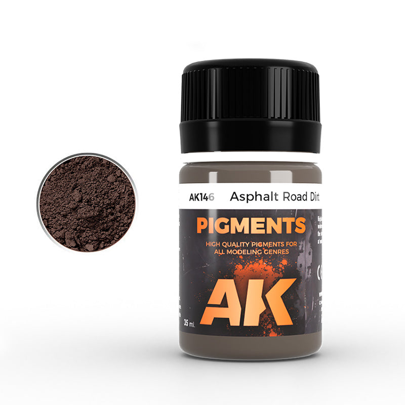 Pigments: Asphalt Road Dirt (AK Interactive) (AK146)