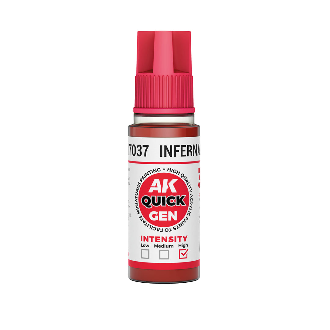 Quick Gen: Infernal Red (AK Interactive) (AK17037)