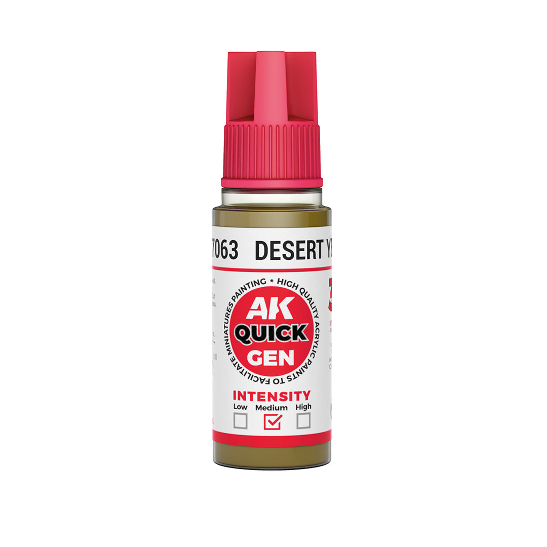 Quick Gen: Desert Yellow (AK Interactive) (AK17063)