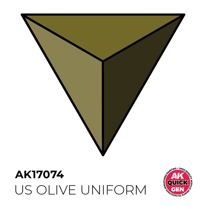 Quick Gen: US Olive Uniform (AK Interactive) (AK17074)