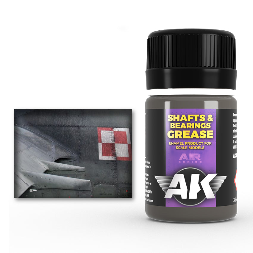 Enamel: Shafts and Bearings Grease (AK Interactive) (AK2032)
