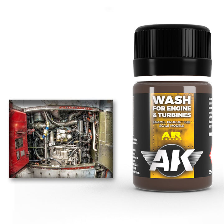 Wash: for Engine & Turbines (AK Interactive) (AK2033)