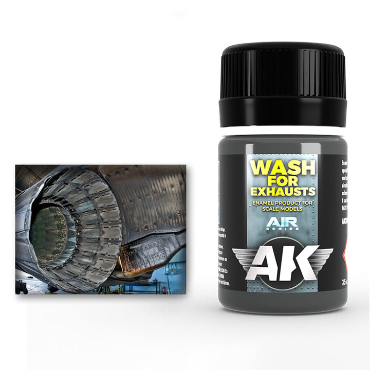Wash: for Exhausts (AK Interactive) (AK2040)