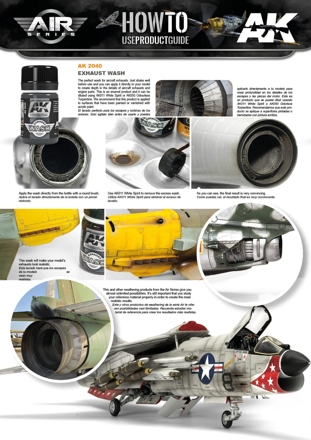 Wash: for Exhausts (AK Interactive) (AK2040)