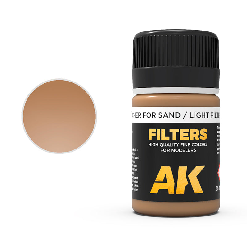Filters: Ocher for Sand / Light Filter for Wood (AK Interactive) (AK261) (56)