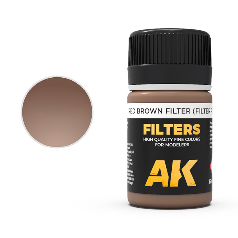Filters: Red Brown Filter (Filter for Wood) (AK Interactive) (AK262) (57)