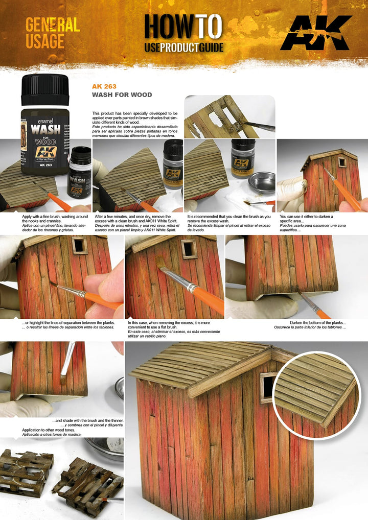 Wash: for Wood (AK Interactive) (AK263)