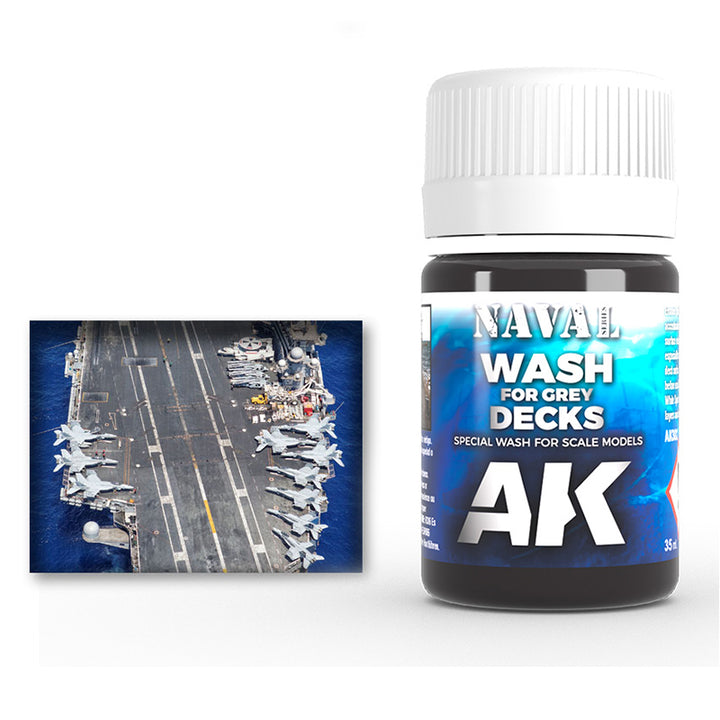 Enamel: Naval Wash for Grey Decks (AK Interactive) (AK302)