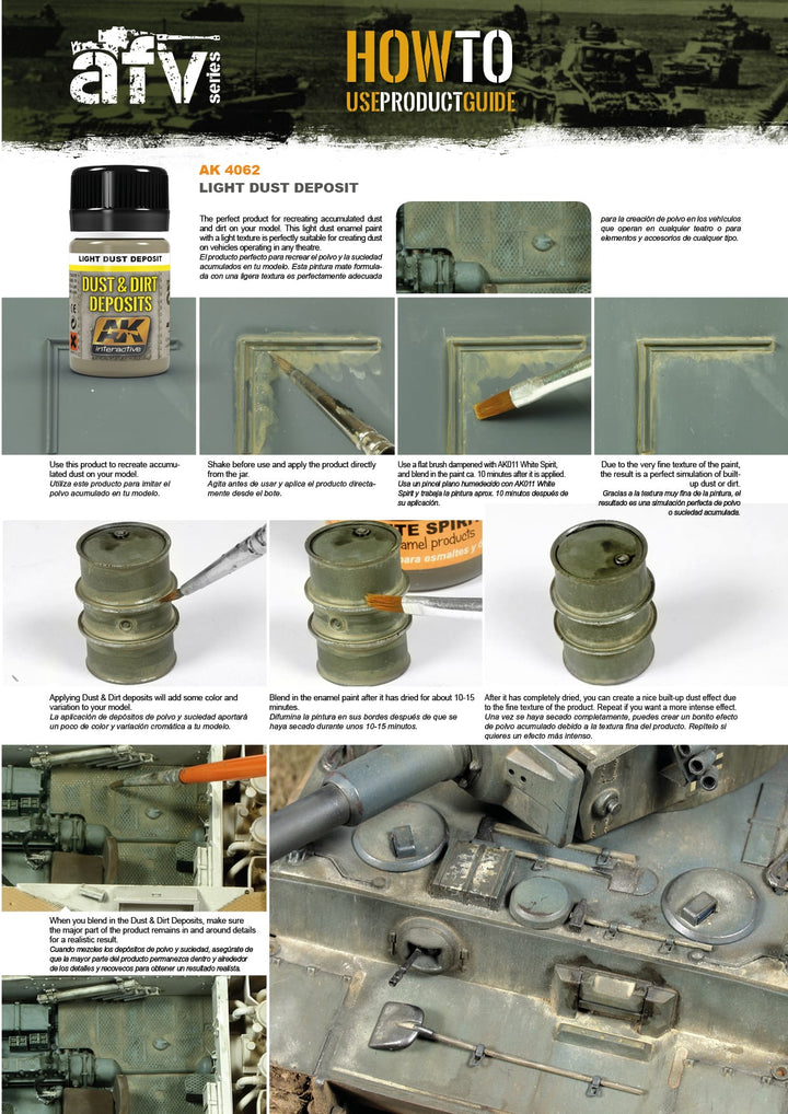 Enamel: Dust & Dirt Deposits - Light Dust (AK Interactive) (AK4062)