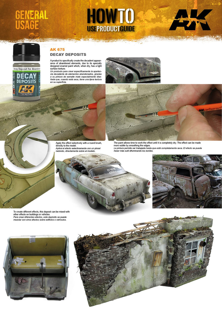 Enamel: Decay Deposits for Abandoned Vehicles (AK Interactive) (AK675)