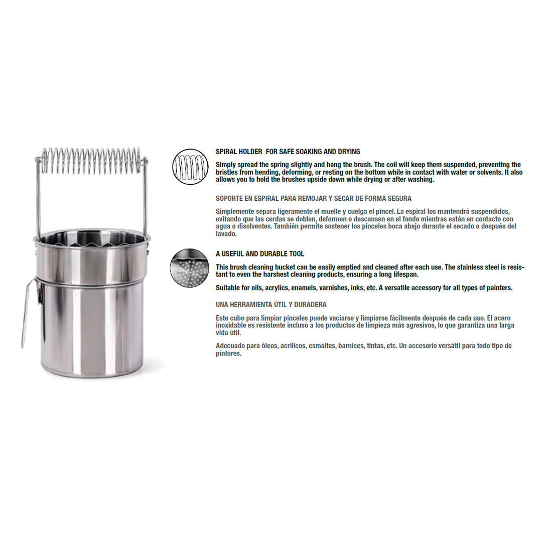 Stainless Steel Paint Brush Cleaner (AK Interactive) (AK9569)