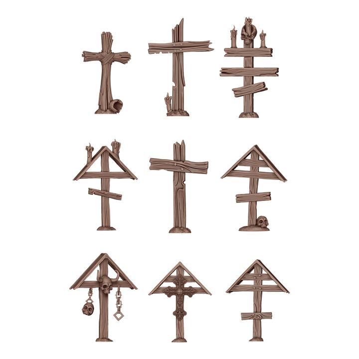 Wood Crosses – AK Basing Bits (AK Interactive) (AKBIT0031)