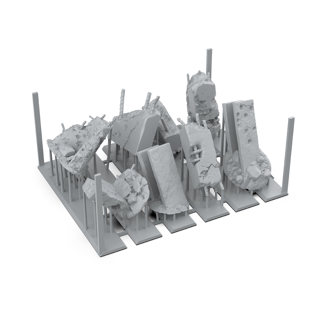 Concrete Ruins – AK Basing Bits (AK Interactive) (AKBIT0023)