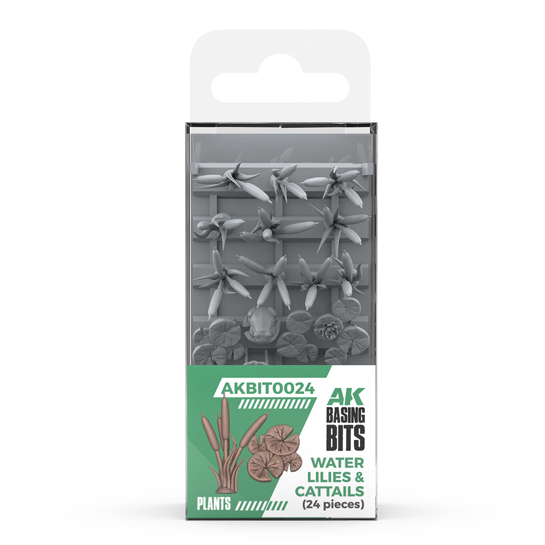 Water Lilies & Cattails – AK Basing Bits (AK Interactive) (AKBIT0024)