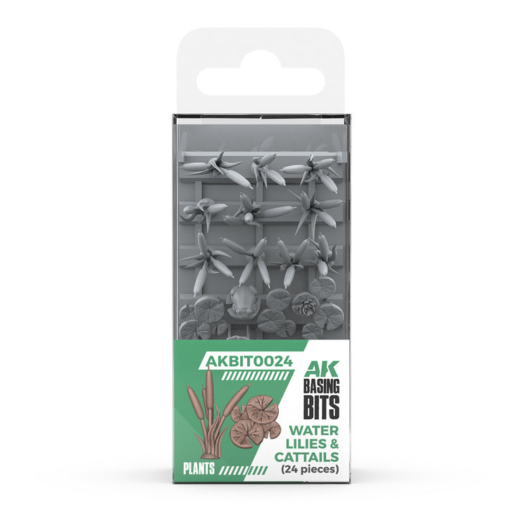 Water Lilies & Cattails – AK Basing Bits (AK Interactive) (AKBIT0024)
