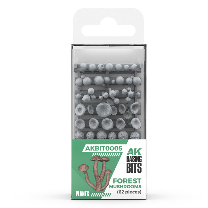 Forest Mushrooms – AK Basing Bits (AK Interactive) (AKBIT0005)