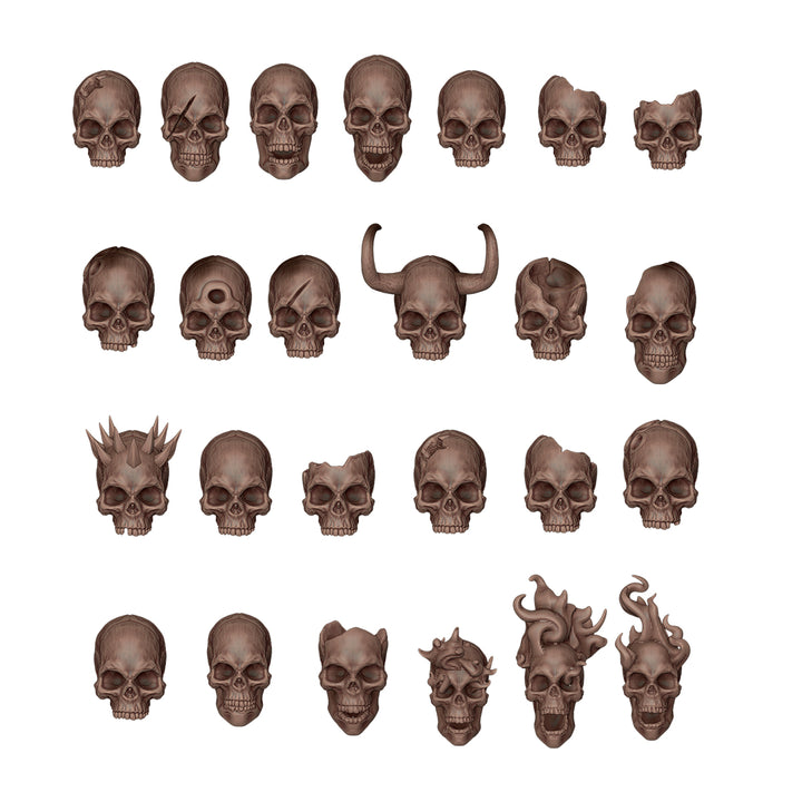 Skulls – AK Basing Bits (AK Interactive) (AKBIT0009)