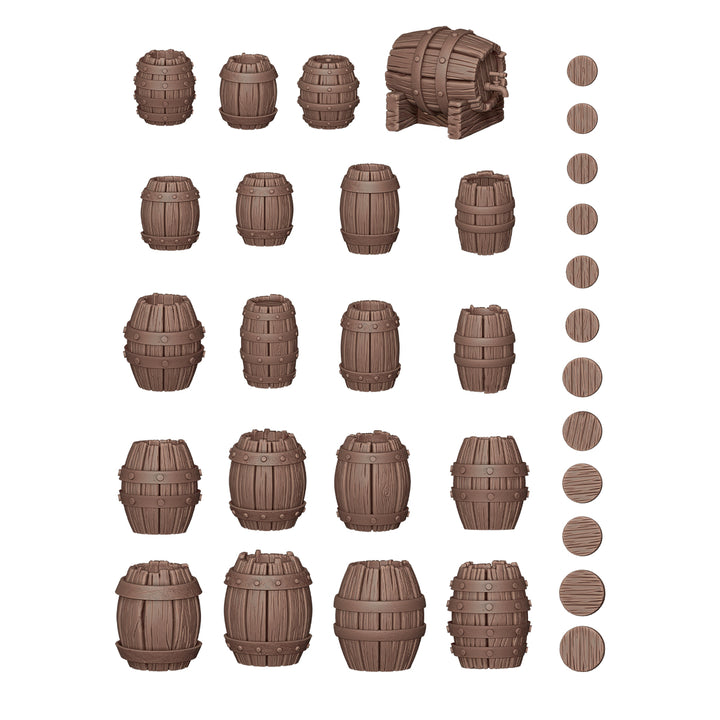 Wood Barrels – AK Basing Bits (AK Interactive) (AKBIT0011)