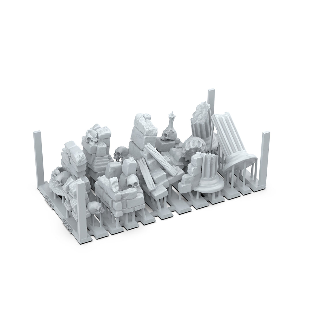 Village Ruins – AK Basing Bits (AK Interactive) (AKBIT0012)