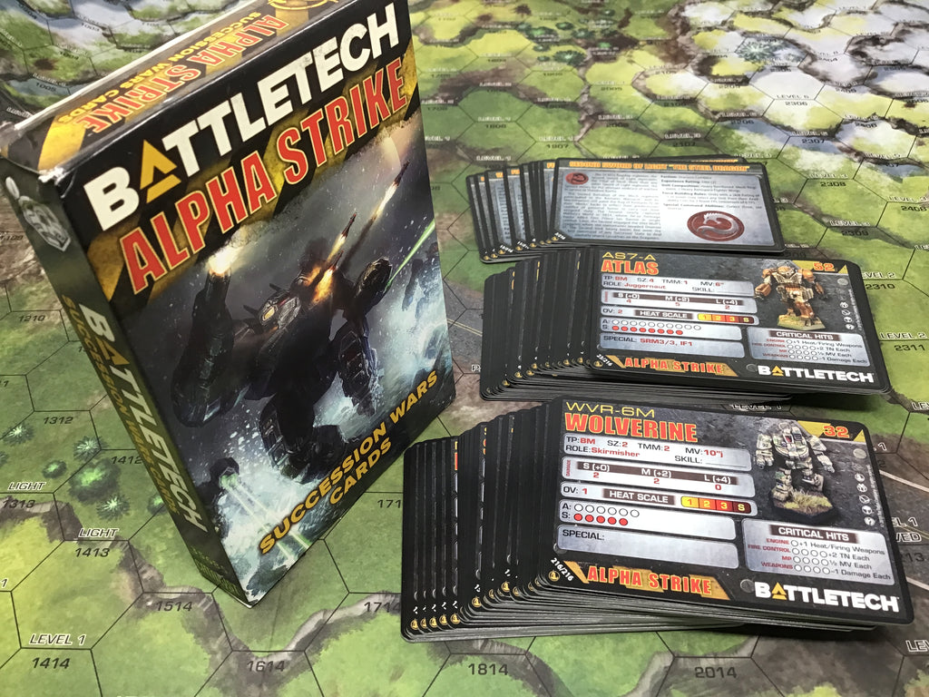 BattleTech: Alpha Strike - Succession Wars Cards