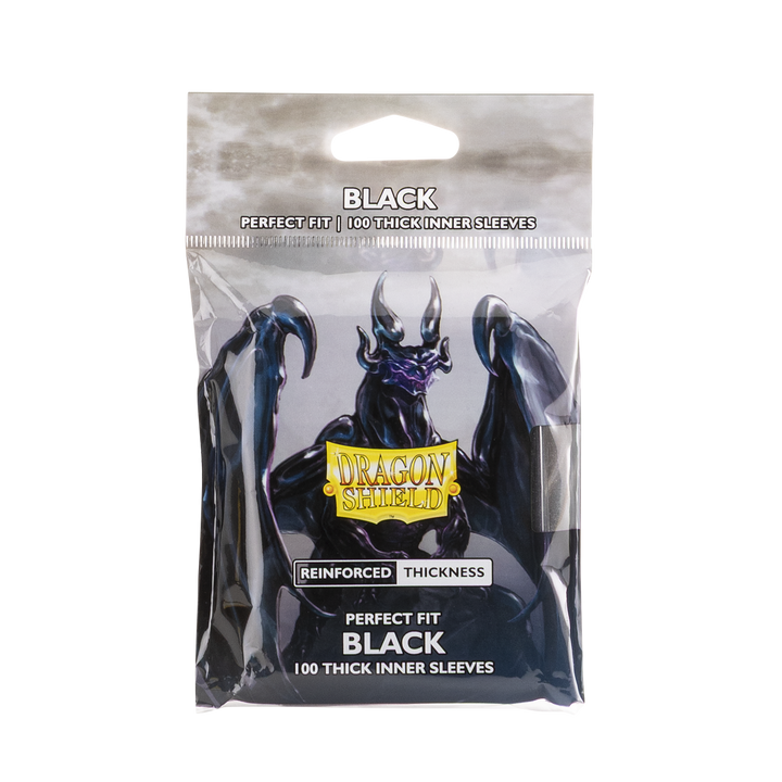 Dragon Shield Perfect Fit Thick Inner Sleeves - Black (AT-13005)