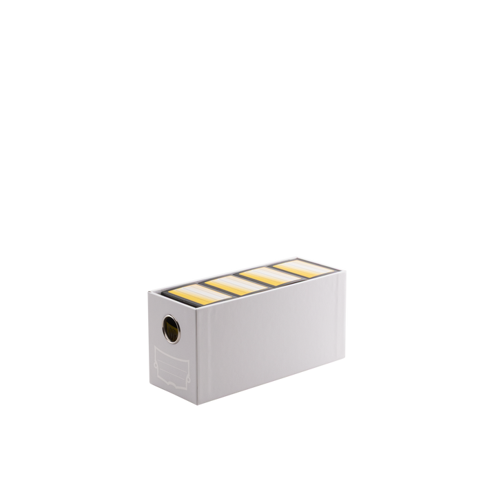 Dragon Shield Fortress - 2-Card Drawers Vertical - White (AT-33702)