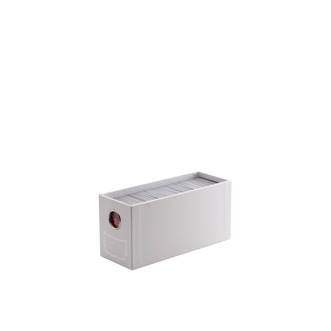 Dragon Shield Fortress - 2-Card Drawers Vertical - White (AT-33702)