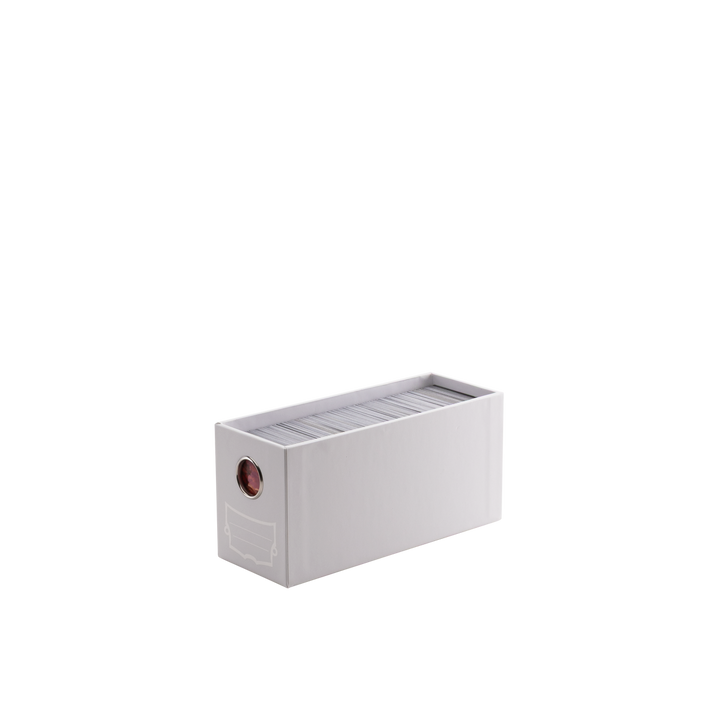 Dragon Shield Fortress - 2-Card Drawers Vertical - White (AT-33702)