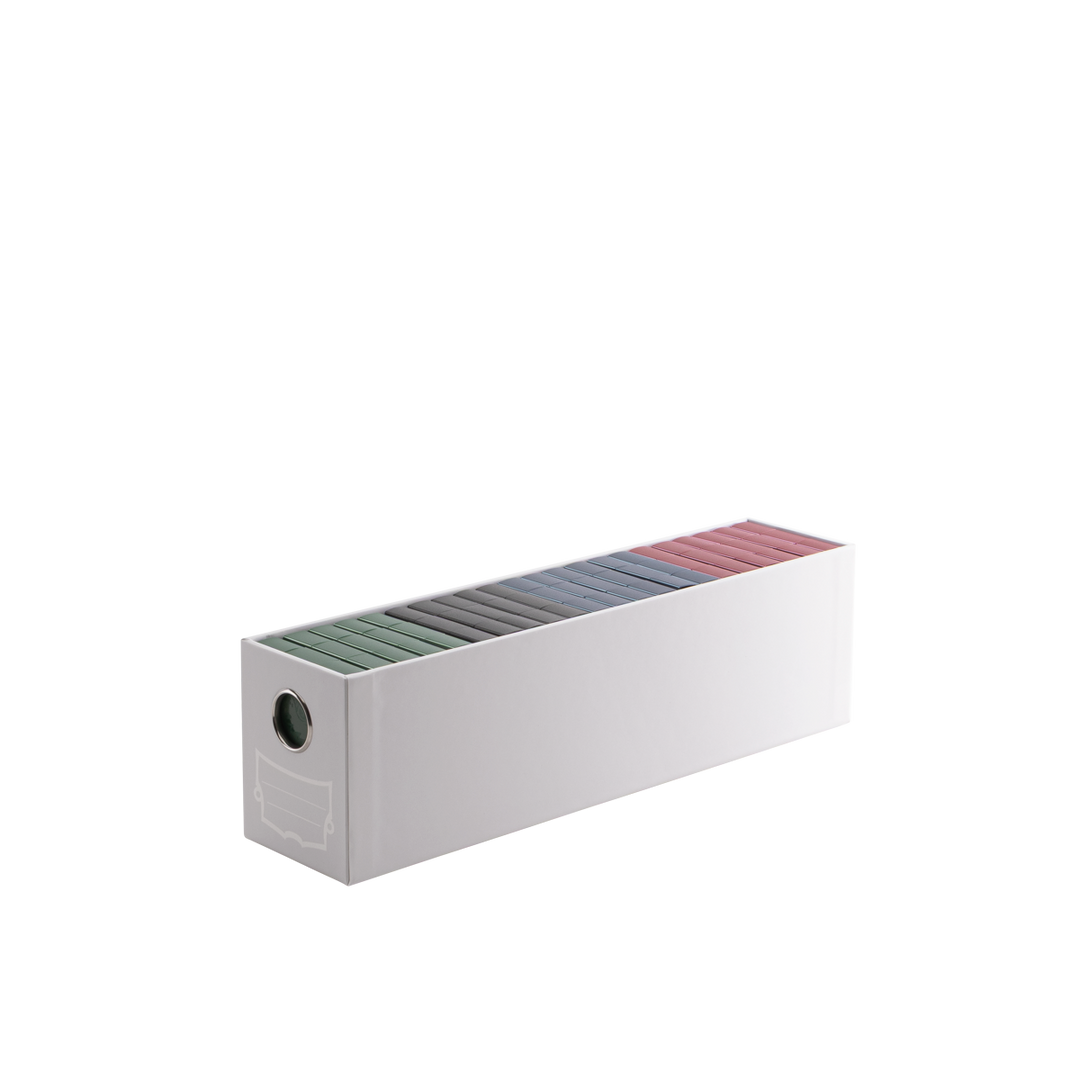 Dragon Shield Fortress - 3-Card Drawers Vertical - White (AT-33703)