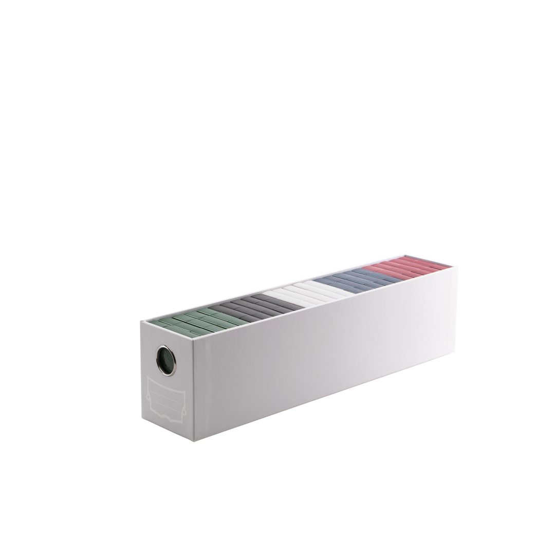 Dragon Shield Fortress - 4-Card Drawers Horizontal - White (AT-33704)