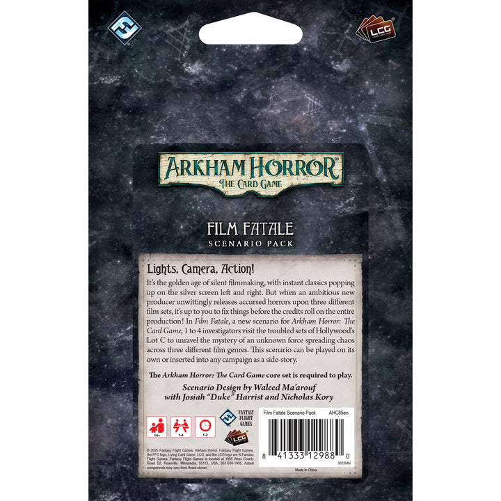 Arkham Horror: The Card Game - Film Fatale Scenario Pack