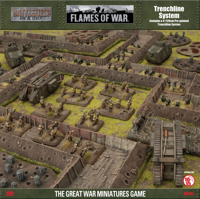 Battlefield in a Box: Great War - Trenchline System (x8) (BB182)