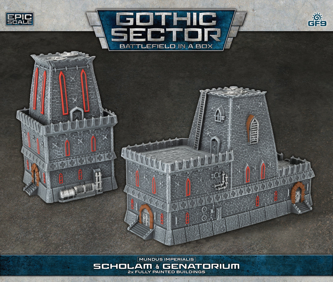 Battlefield in a Box: Mundus Imperialis - Scholam & Genatorium (x2) (BB670)