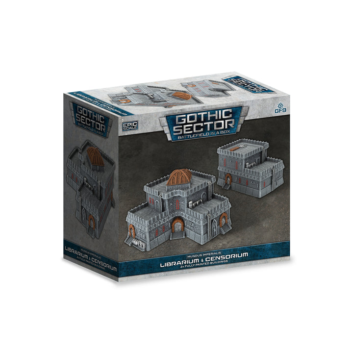 Battlefield in a Box: Mundus Imperialis - Librarium & Censorium (x2) (BB671)