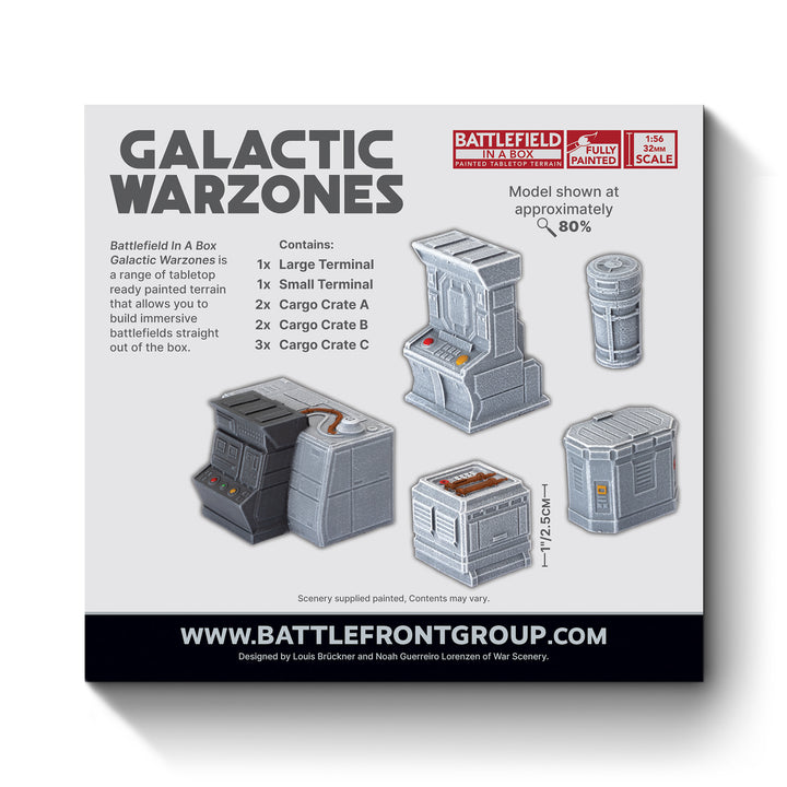 Galactic Warzones: Rebel Outpost Scatter Terrain (BB743)