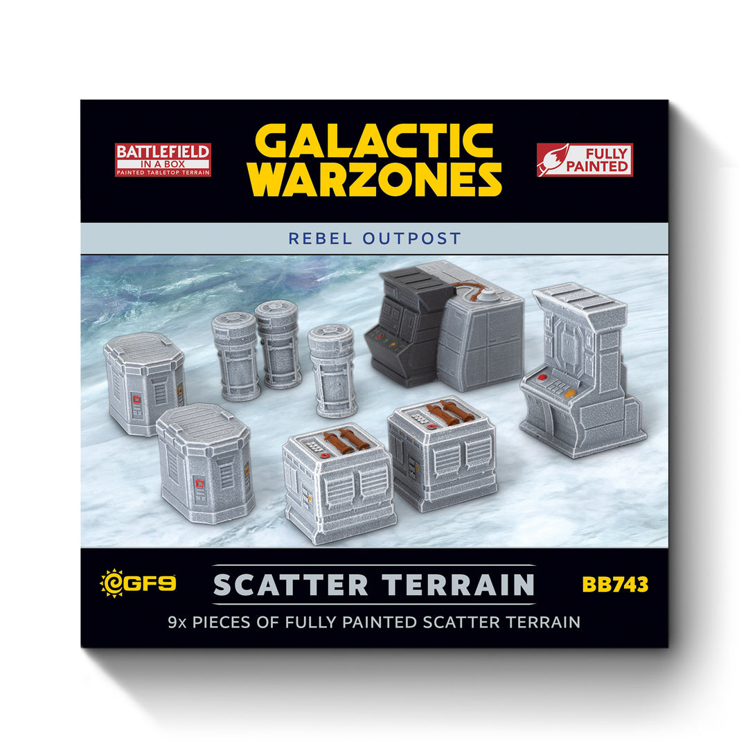 Galactic Warzones: Rebel Outpost Scatter Terrain (BB743)