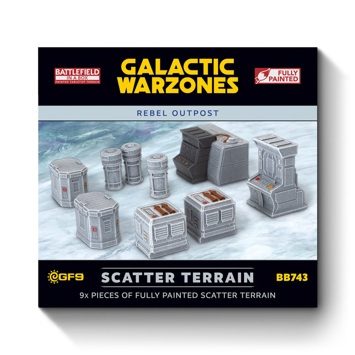 Galactic Warzones: Rebel Outpost Scatter Terrain (BB743)