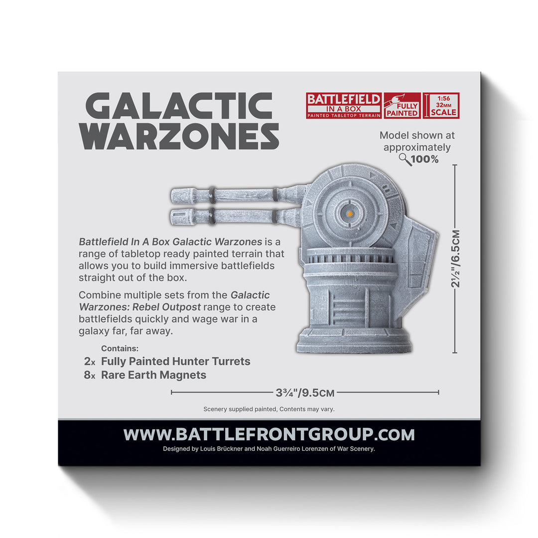 Galactic Warzones: Rebel Outpost - Turrets (BB746)
