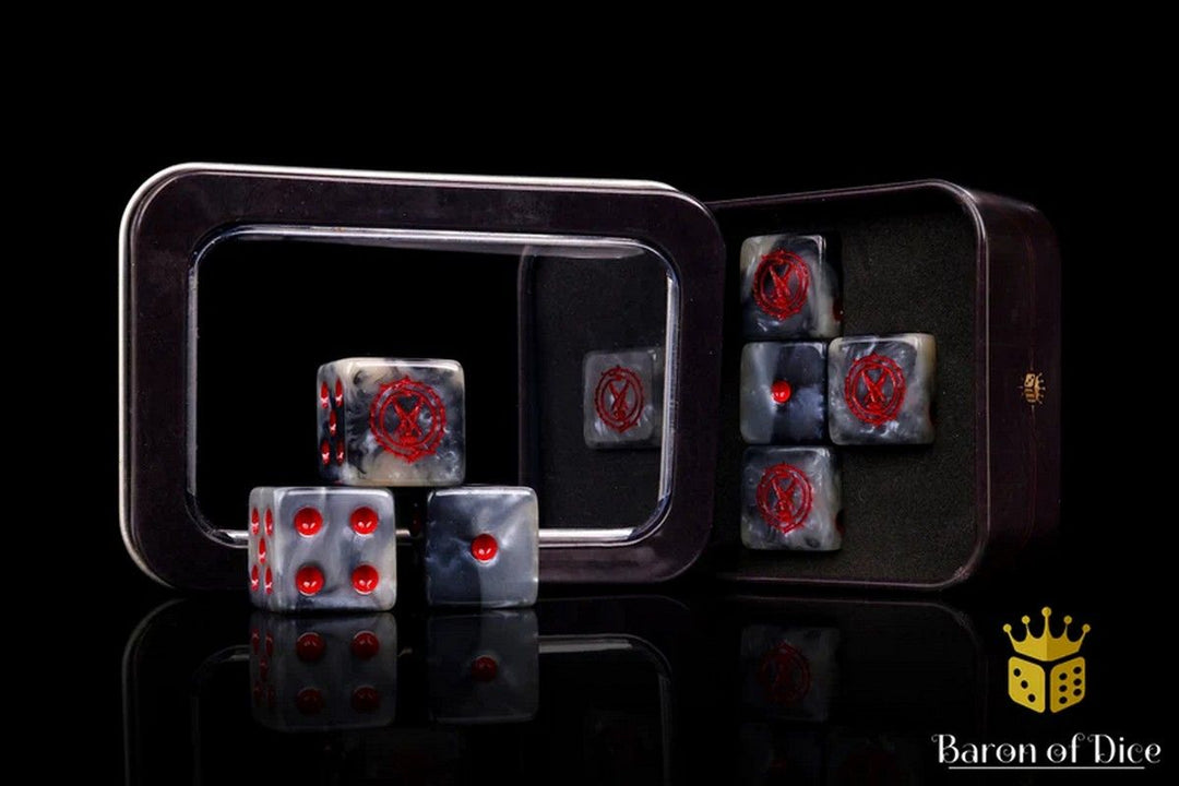 Trench Crusade: Court Of The Seven-Headed Serpent Dice Set - Baron of Dice