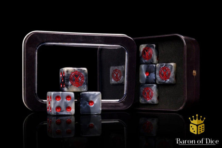 Trench Crusade: Court Of The Seven-Headed Serpent Dice Set - Baron of Dice