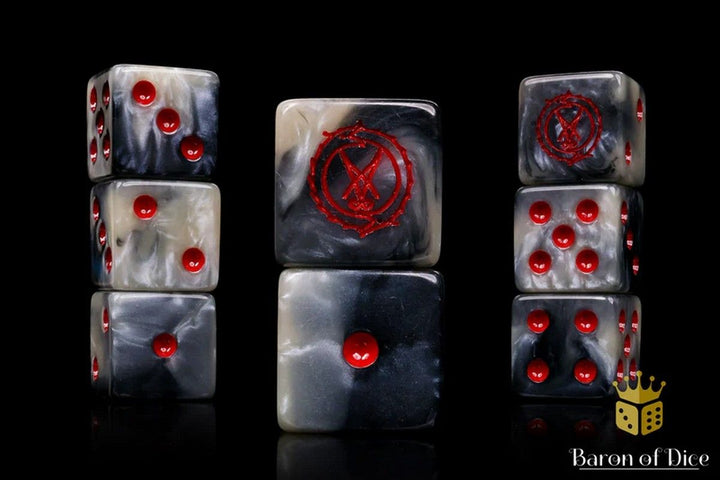 Trench Crusade: Court Of The Seven-Headed Serpent Dice Set - Baron of Dice
