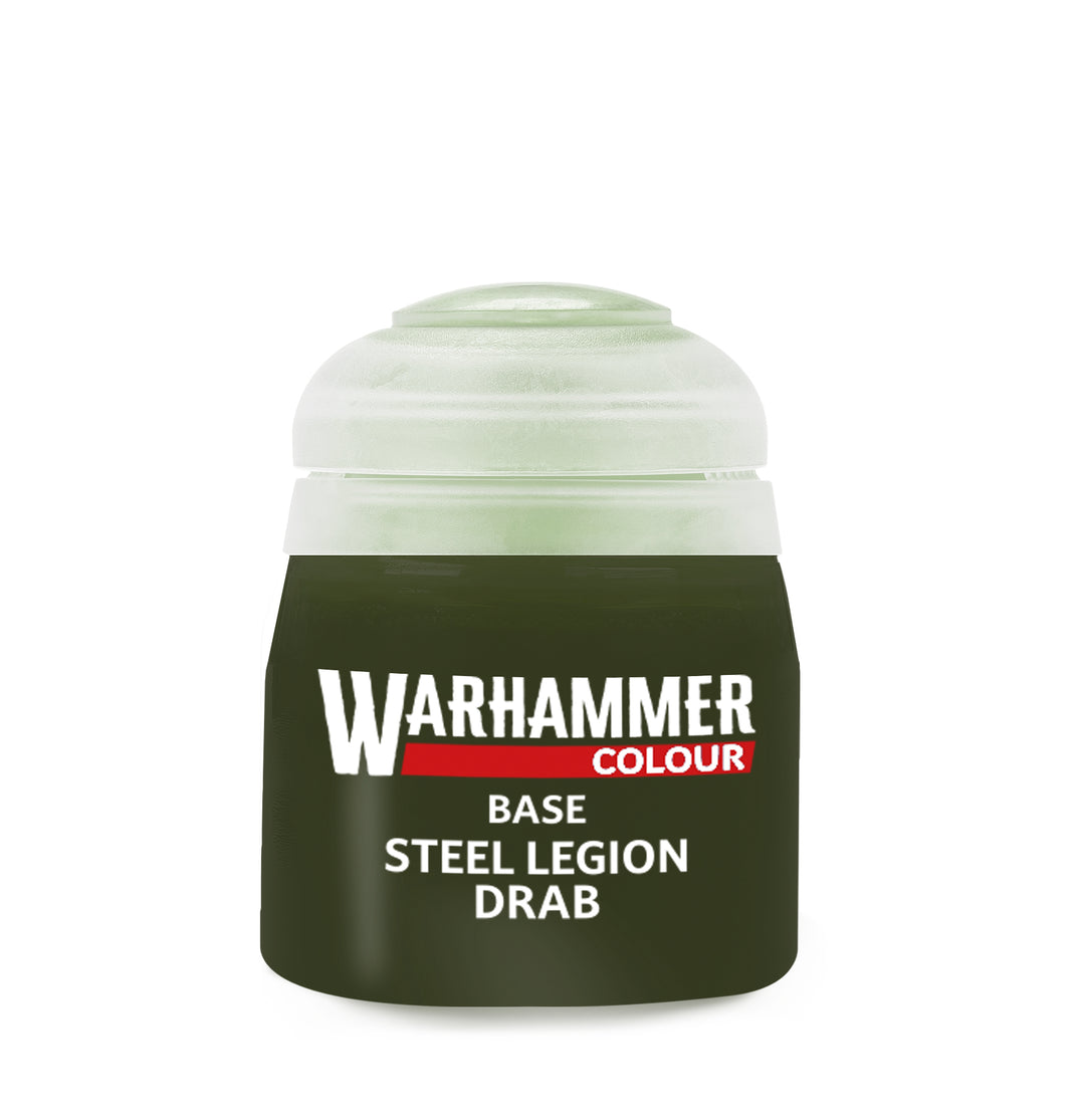 Warhammer Colour Base Paint: Steel Legion Drab (83)