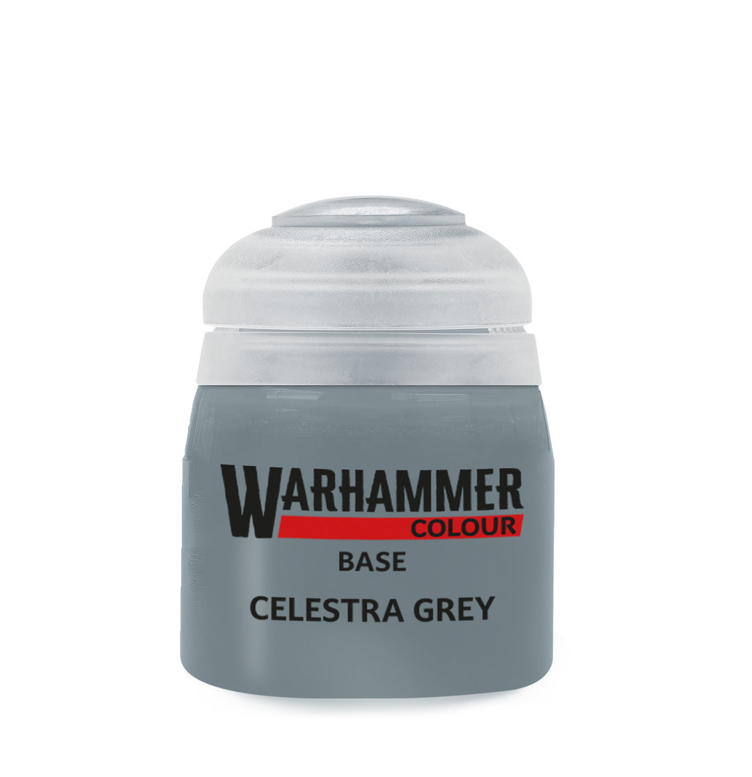 Warhammer Colour Base Paint: Celestra Grey (123)