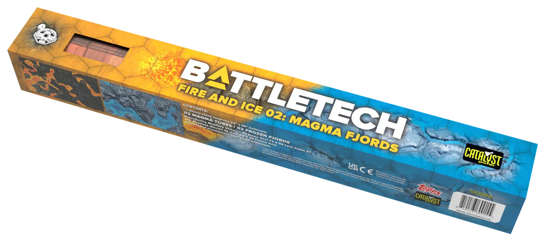 BattleTech: BattleMat Fire and Ice 02 - Magma Fjords