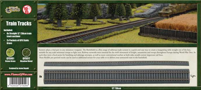 Battlefield in a Box: Travel - Train Tracks (6ft) (BB135)