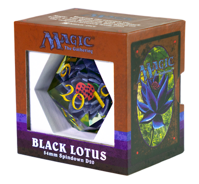 Magic: The Gathering Black Lotus Spindown 54mm D20 Dice (Sirius Dice)