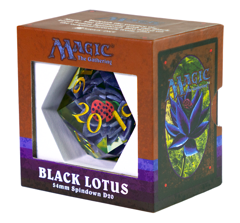 Magic: The Gathering Black Lotus Spindown 54mm D20 Dice (Sirius Dice)